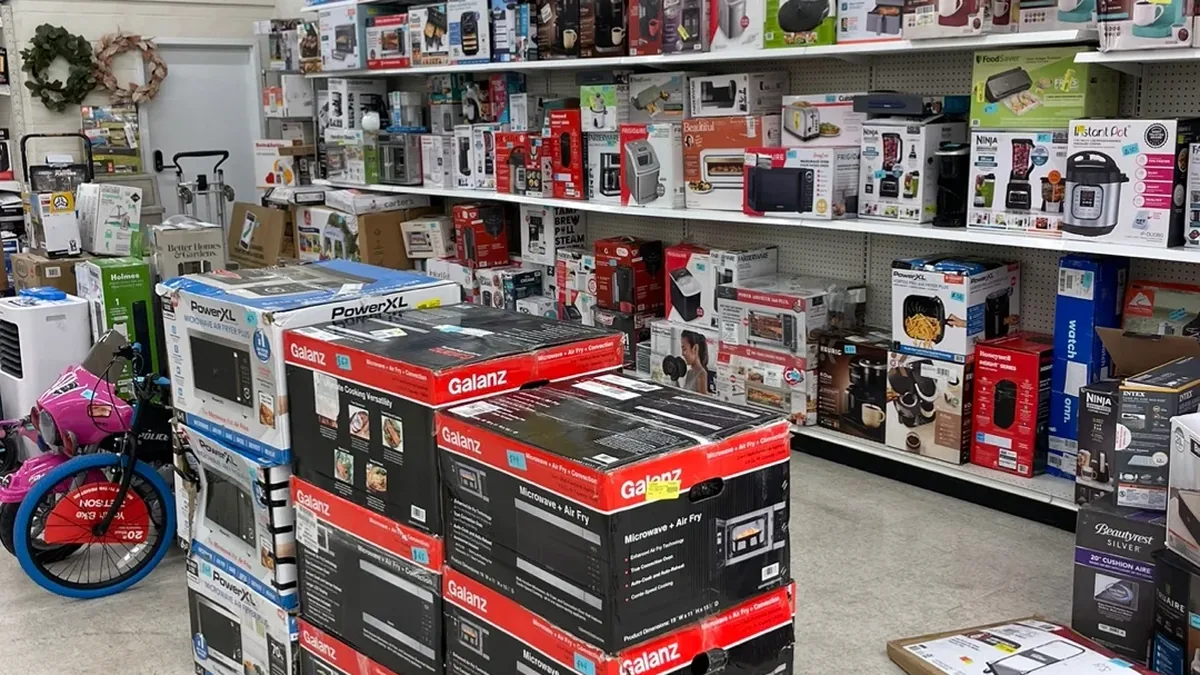 Open-box appliances and electronics