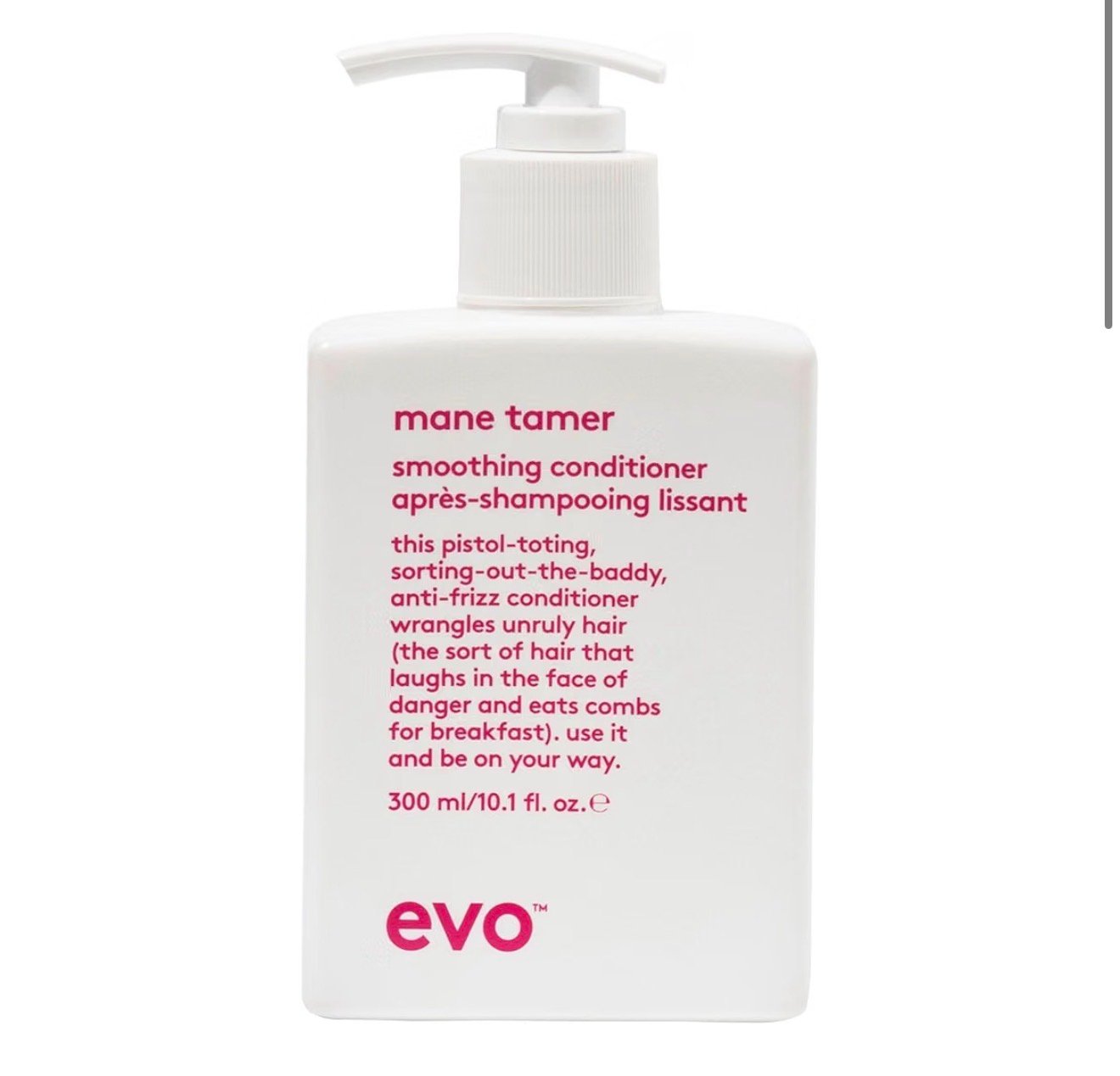 Evo Mane Tamer Smoothing Conditioner 10.1 oz | Anti-Frizz & Humidity Protection
