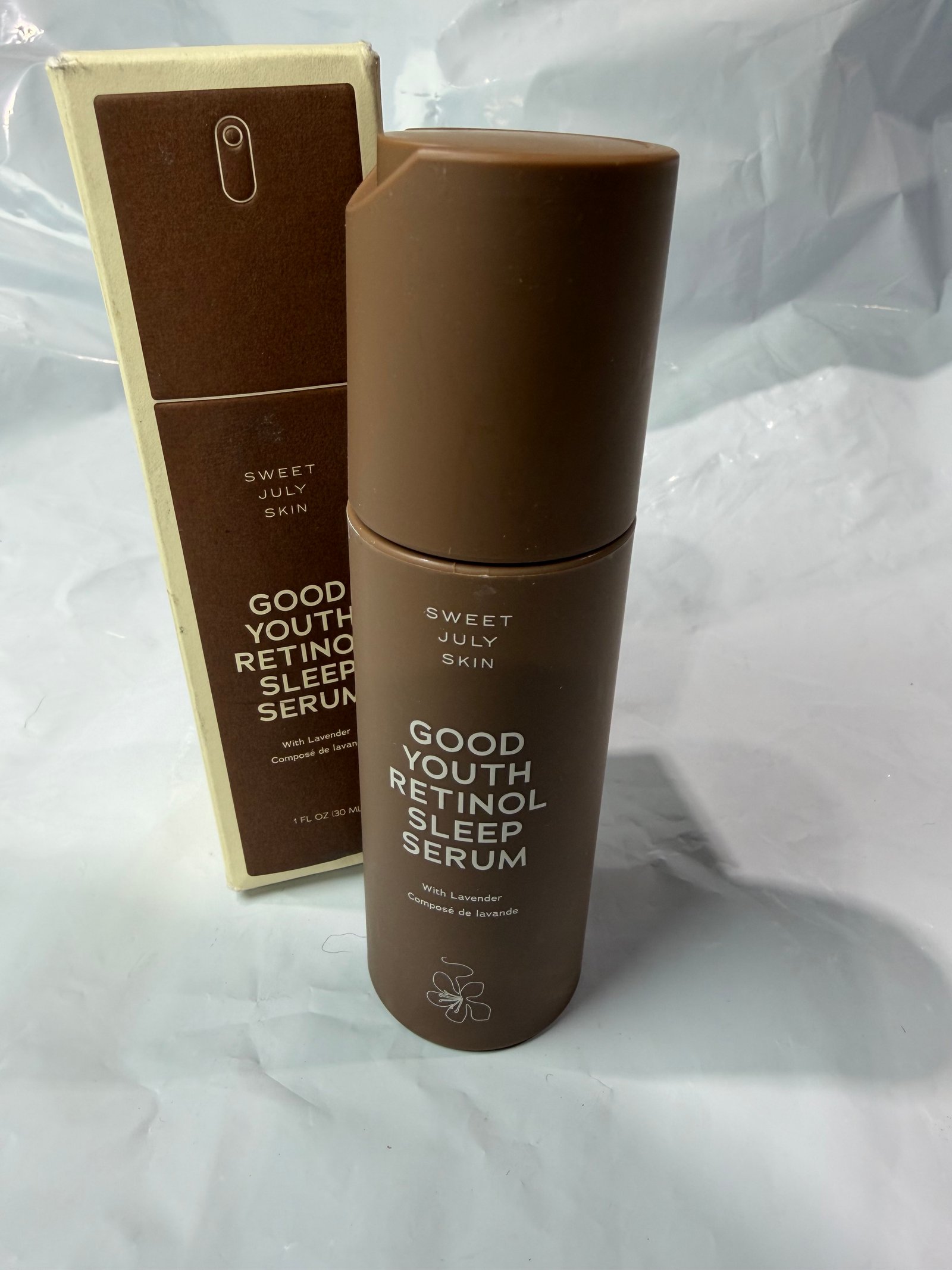 Sweet July Skin Good Youth Retinol Sleep Serum with Lavender – 1 fl oz