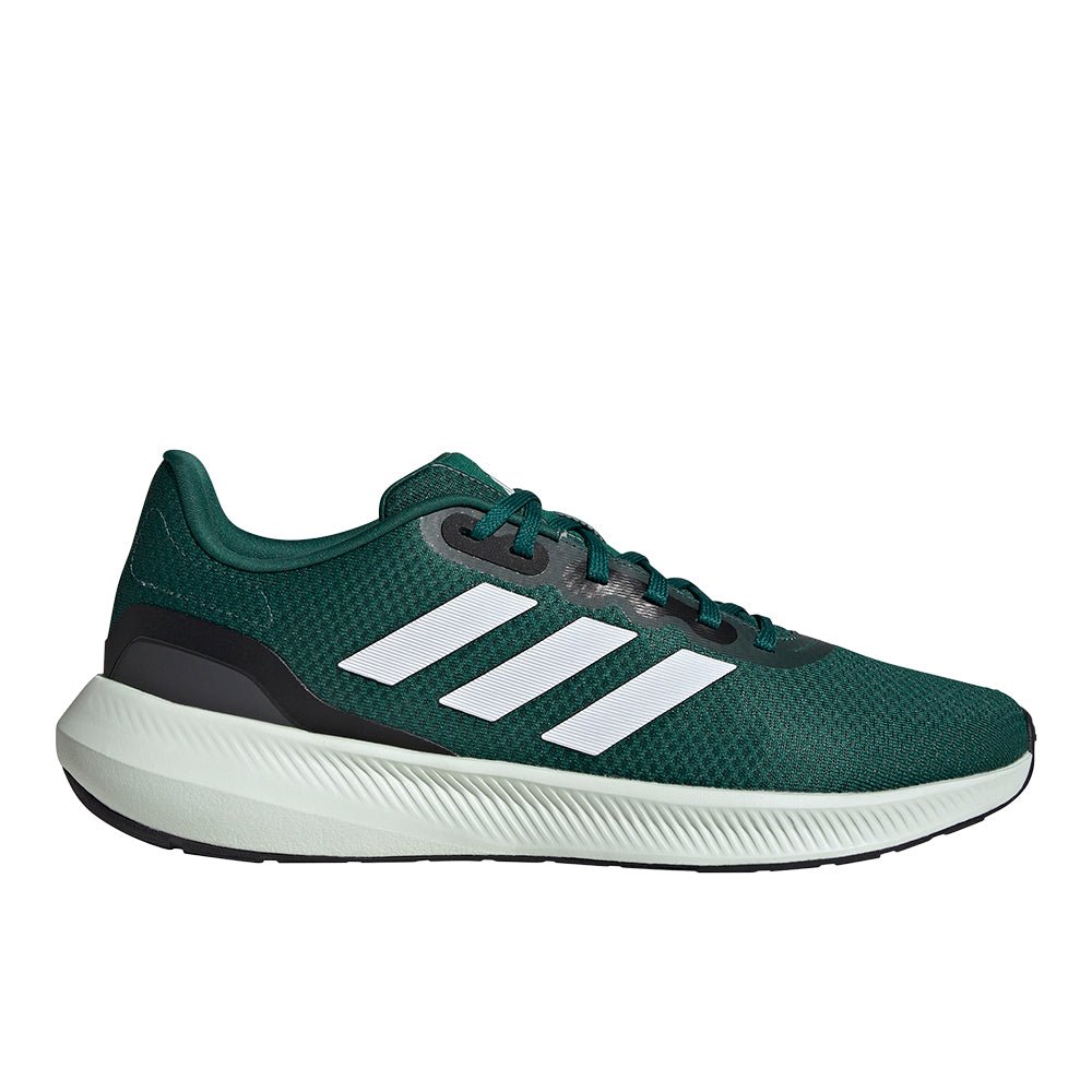 Adidas Runfalcon 3.0 Men’s Running Shoes – Green/White - Size US 10
