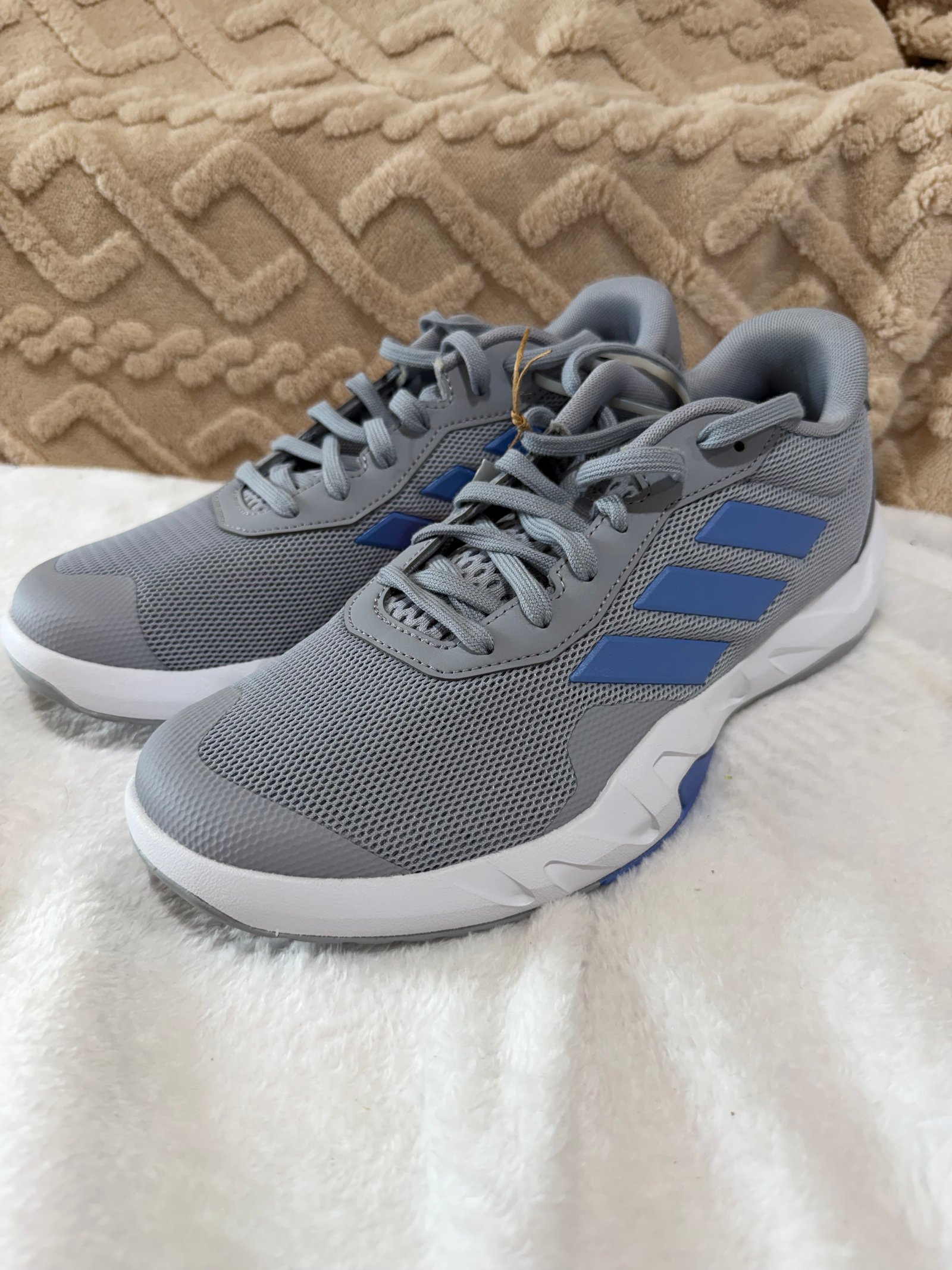 Adidas Men’s Running Shoes Gray Blue – Size 10