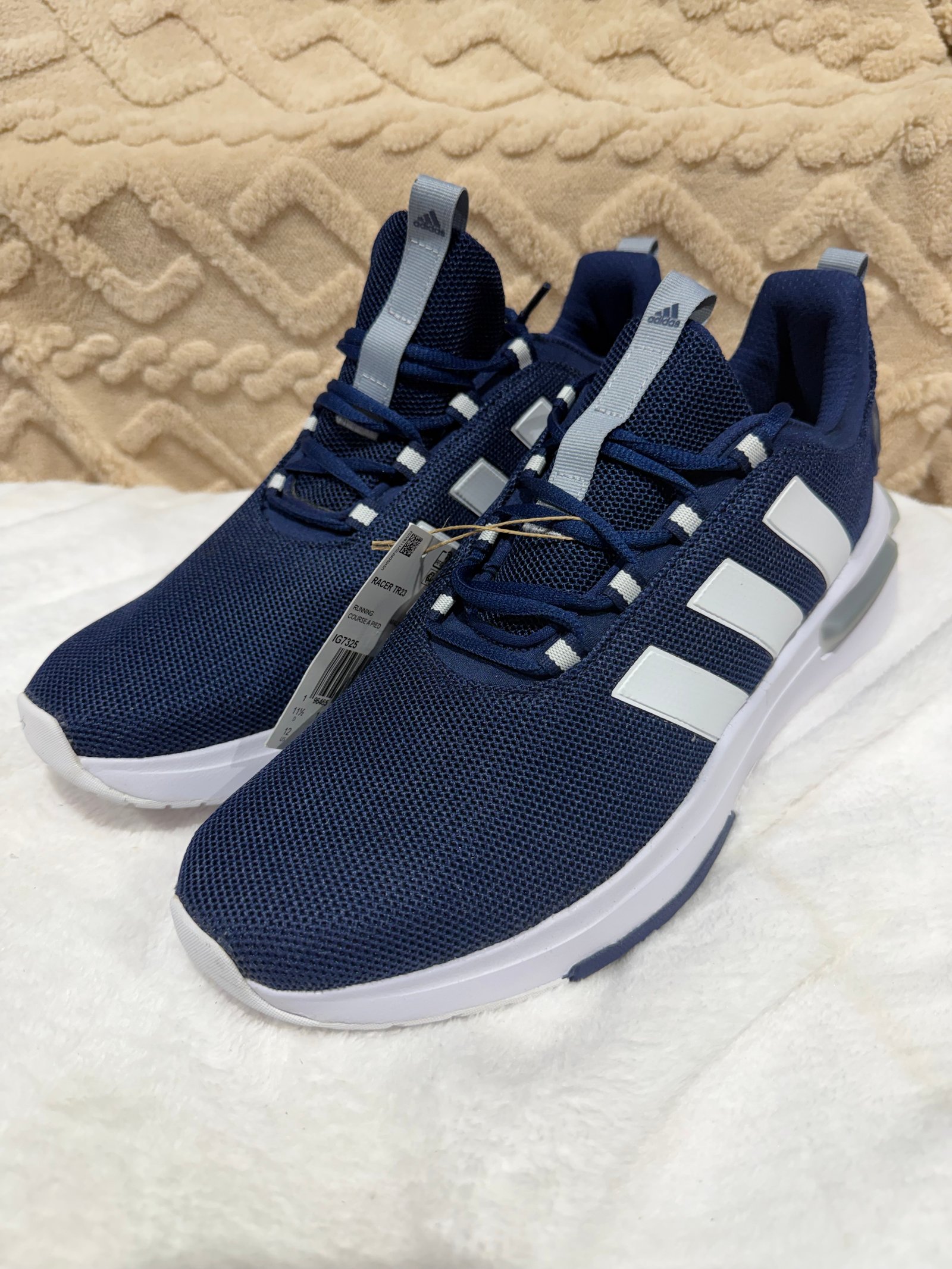 adidas Racer TR23 Men’s Running Shoes Navy/White Size 12