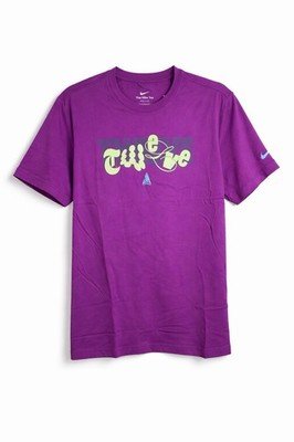 Nike Dri-FIT Graphic T-Shirt Purple Mens Size M The Nike Tee Athletic Cut