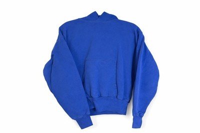 Yeezy Royal Blue Heavyweight Hoodie Pullover Kanye West Streetwear Minimalist
