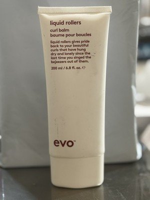Evo Liquid Rollers Curl Balm 6.8 oz 200mL Curl Defining Balm New Sealed