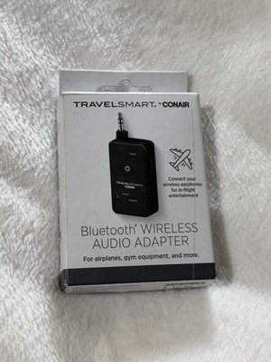 TravelSmart by Conair Bluetooth Wireless Audio Adapter New Open Box