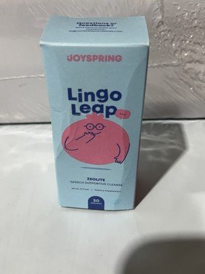 JoySpring Lingo Leap Zeolite Speech Supportive Cleanse 30ml 30 Servings New