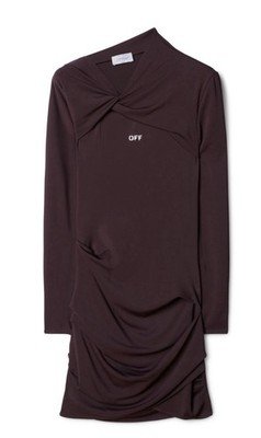 Off-White Fluid Jer Twist Mini Dress New With Tags Retails For $1120