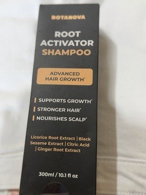 BOTANOVA Root Activator Shampoo - Advanced Hair Growth Formula - 10.1 fl oz
