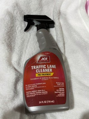ACE Traffic Lane Cleaner Carpet Pre-Treatment Spray 24 oz New Sealed 710 mL