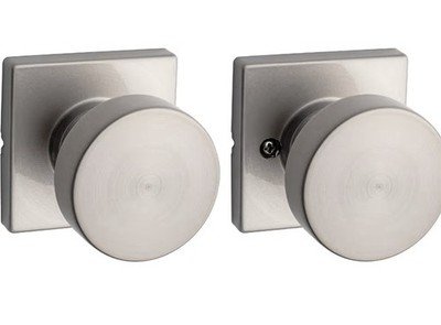 Kwikset Pismo Keyed Entry Door Knob Satin Nickel SmartKey New Open Box