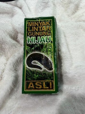 Minyak Lintah Gunung Hijau Asli Green Mountain Leech Oil 60mL New Sealed