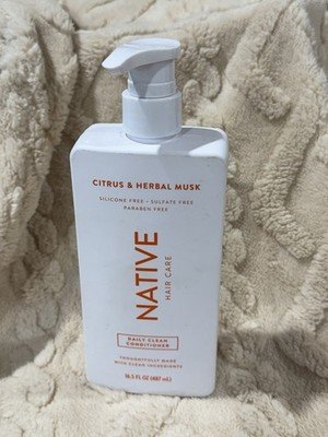 Native Daily Clean Conditioner Citrus & Herbal Musk 16.5 oz Silicone Free