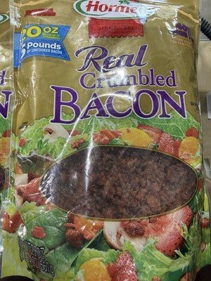 Hormel Real Crumbled Bacon 2- 20 oz Bags Equivalent to 10 Lbs Bacon 2027