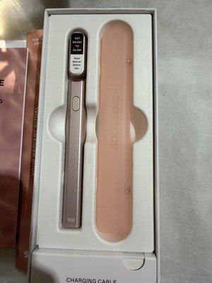 SolaWave Radiant Renewal Skincare Wand Rose Gold Edition New Open Box
