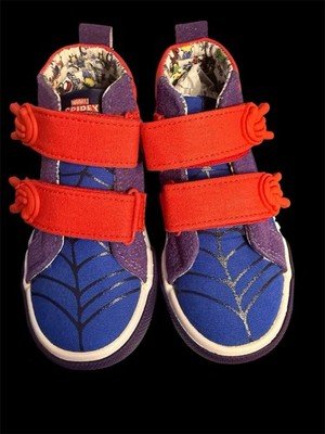 Marvel Spidey and His Amazing Friends Kids Sneakers Size 7 Blue New