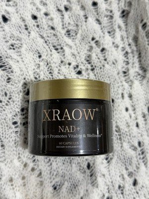XRAOW NAD+ Supplement 60 Capsules Vitality & Wellness Dietary Supplement