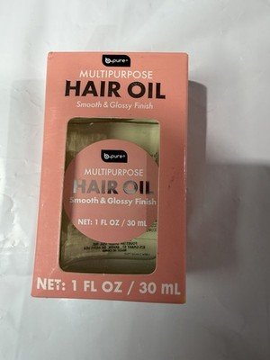 B.pure Multipurpose Hair Oil Smooth & Glossy Finish 1 fl oz / 30 mL