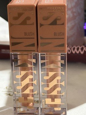 Maybelline Sunkisser Blush 03 City Sizzle Liquid Blush 0.16 fl oz 2 Pack New