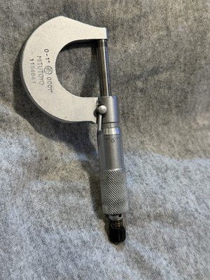 Mitutoyo 0-1” Outside Micrometer .0001” Precision Gauge Machinist Tool Japan