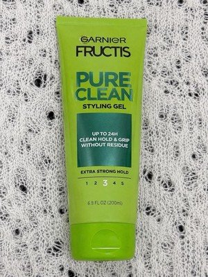 Garnier Fructis Pure Clean Styling Gel Extra Strong Hold 6.8 oz New Sealed