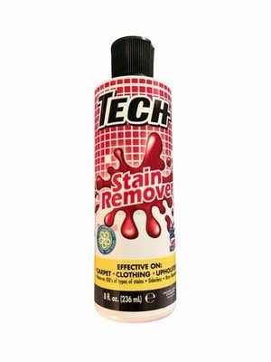 TECH Stain Remover 8oz Carpet Clothing Upholstery Cleaner Odorless Pet Stains