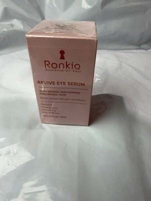 Ronkie Revive Eye Serum Retinol Niacinamide Hyaluronic Acid 0.7 oz Sealed