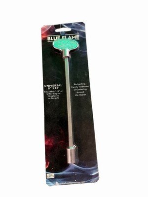 Blue Flame Universal 8” Fireplace Key Gas Valve Key Fire Pit Replacement