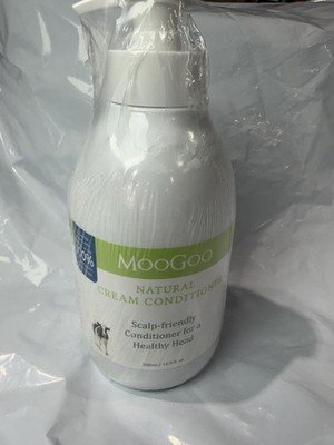 MooGoo Natural Cream Conditioner 16.9 oz 500ml Scalp Friendly Pump Bottle New