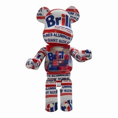 BE@RBRICK Andy Warhol Brillo 1000% Medicom Toy HiddenTag  w/ Original Box