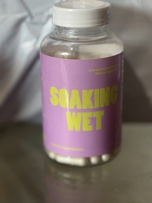 Soaking Wet Women’s Vaginal Probiotic Supplement 90 Capsules Exp 04/2027