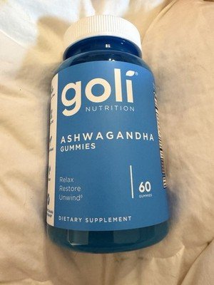 Goli Nutrition Ashwagandha Gummies 60 Ct Sealed Exp 10/2027 Relax Restore Unwind