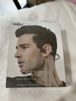 Shokz OpenRun Wireless Bone Conduction Headphones - Black (S803BK)