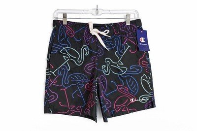 Small Champio￼Neon Flamingo Swimming Trunks New With Tags Retails $55 ￼