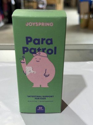 JoySpring Para Patrol Intestinal Support for Kids 30ml Herbal Supplement New