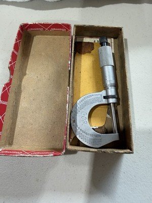 Starrett T230RL Outside Micrometer EDP 50943 Machinist Tool Made in USA