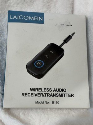 LAICOMEIN B110 Wireless Audio Receiver Transmitter Bluetooth 3.5mm Open Box