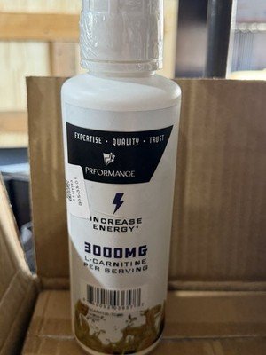 PRFORMANCE L-Carnitine 3000mg Sweet Orange Liquid 16 oz New Exp 10/27