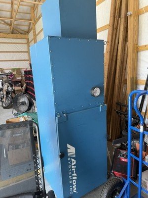 Airflow Systems F120 HE HEPA Industrial Dust Collector 3HP 460V 3 Phase