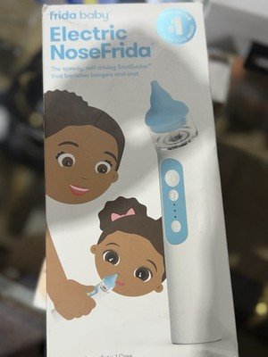 Frida Baby Electric NoseFrida Nasal Aspirator SnotSucker w/ Case New Open Box