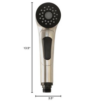 DANCO Pull-Out Sprayer Kitchen Faucet Spray Head in Brushed Nickel  10409