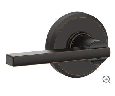Schlage Latitude Hall & Closet Door Lever Aged Bronze F10 LAT 716 Open Box