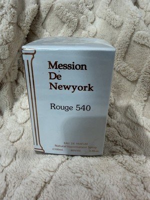 Mission De Newyork Rouge 540 Eau De Parfum Spray 3.4 oz 100 mL New Sealed