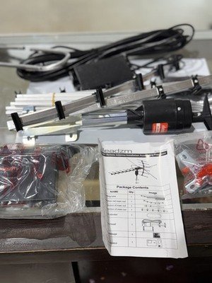 Leadzm TA-001 Outdoor HDTV TV Antenna Digital UHF VHF Remote Control New