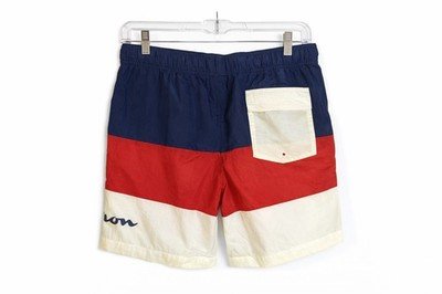 Champion Mens Tri-Color Swim Shorts With Drawstring & Pocket Size Small NWT