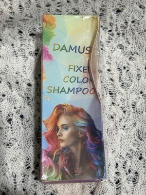 DAMUS Fixer Color Shampoo Hair Color Dye Shampoo Multicolor New Sealed Box