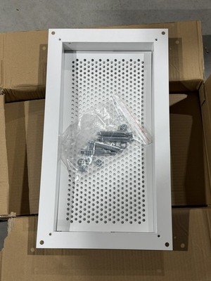 VEVOR 8x16 Crawl Space Foundation Flood Vent White Wall Vent w/ Hardware New
