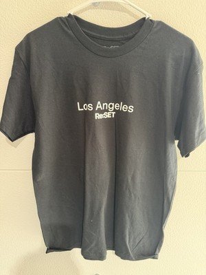 Re:SET Los Angeles 2023 Festival T-Shirt Medium Black LCD Soundsystem Jamie xx