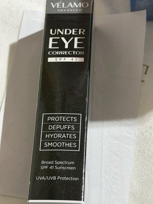 VELAMO ADVANCED Luminous Eye Corrector SPF 41: Under Eye Color Corrector for ...