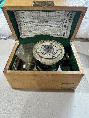 Newage Portable Metal Hardness Tester Kit w/ Case Keys Test Block Made in USA